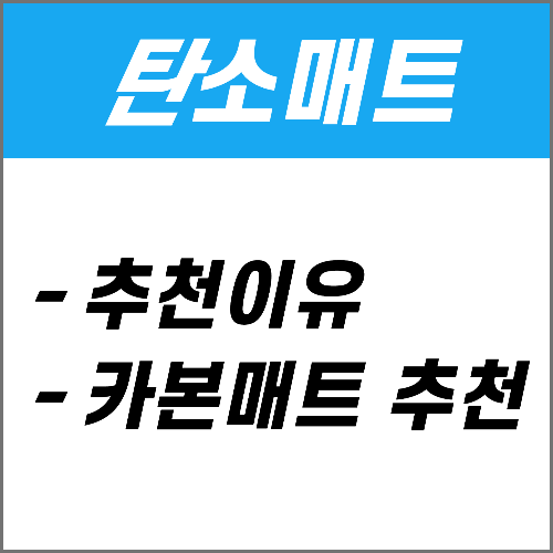탄소카본매트