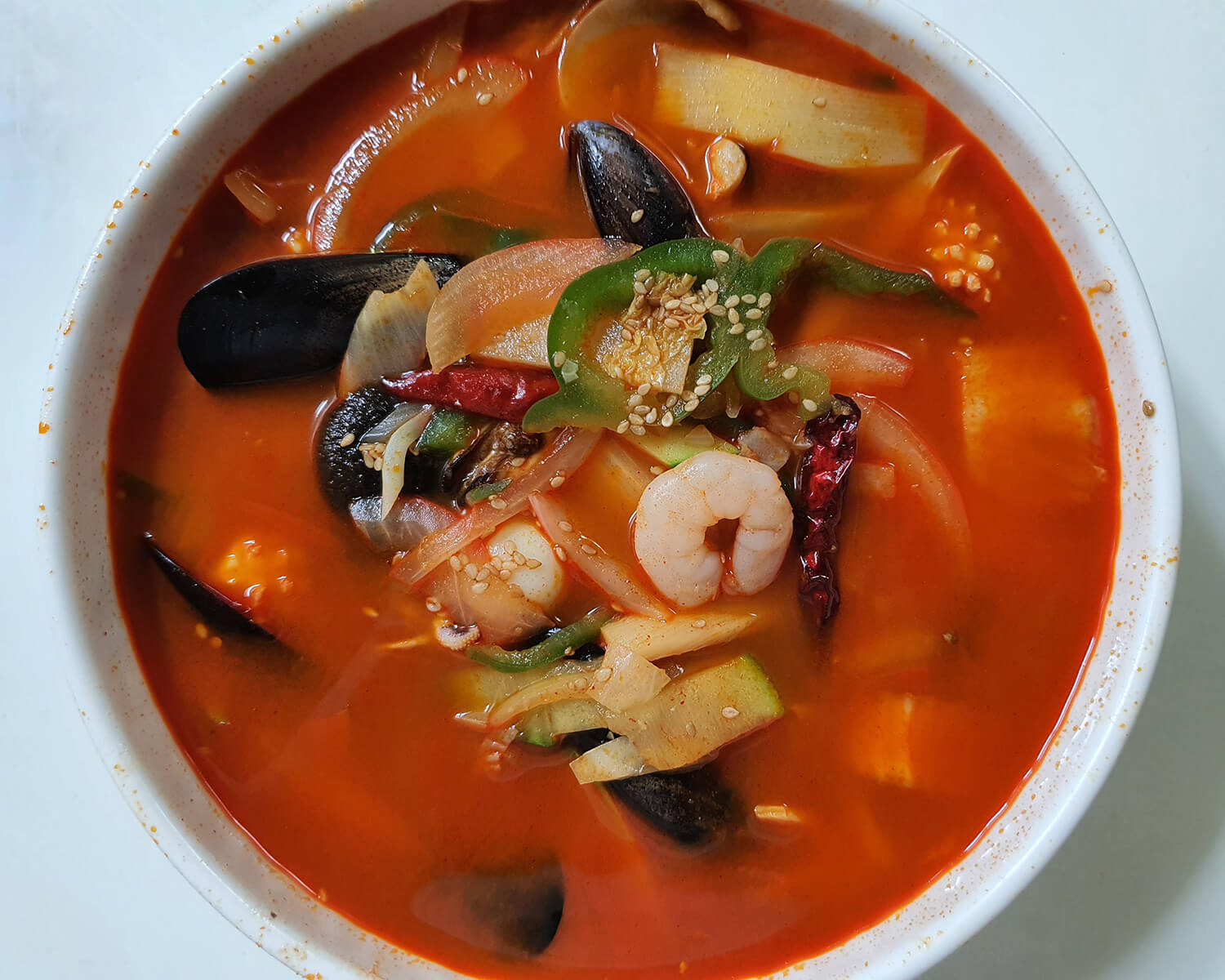  우리동네 맛집 '중국집 정원' 얼큰한 고추짬뽕