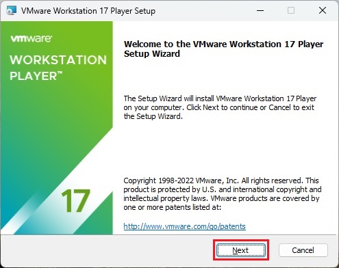 VMware-Setup