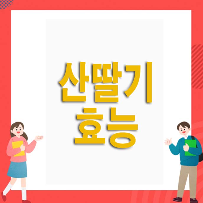  산딸기 효능 부작용 확실히 알아봐요