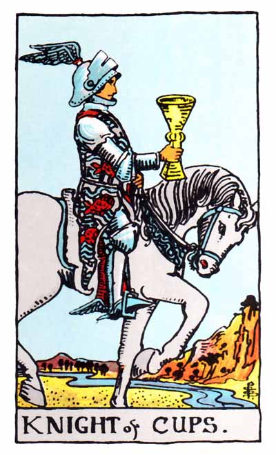  [타로카드 해석] 컵 카드.12 (정/역방향)-Knight of Cups