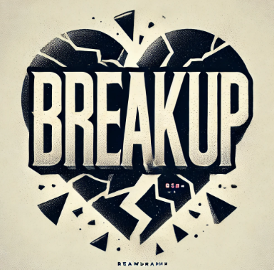 연인과 헤어지다 / break up