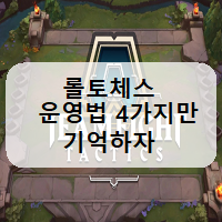  롤토체스 운영법 이기는법 전시즌공통