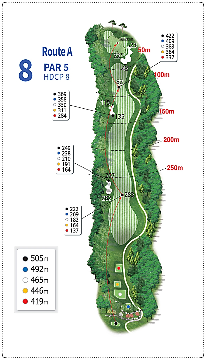 루트52cc A 코스 8번 홀