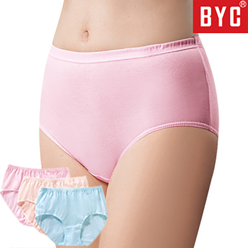 BYC 여성 순면 맥시 팬티 3매입