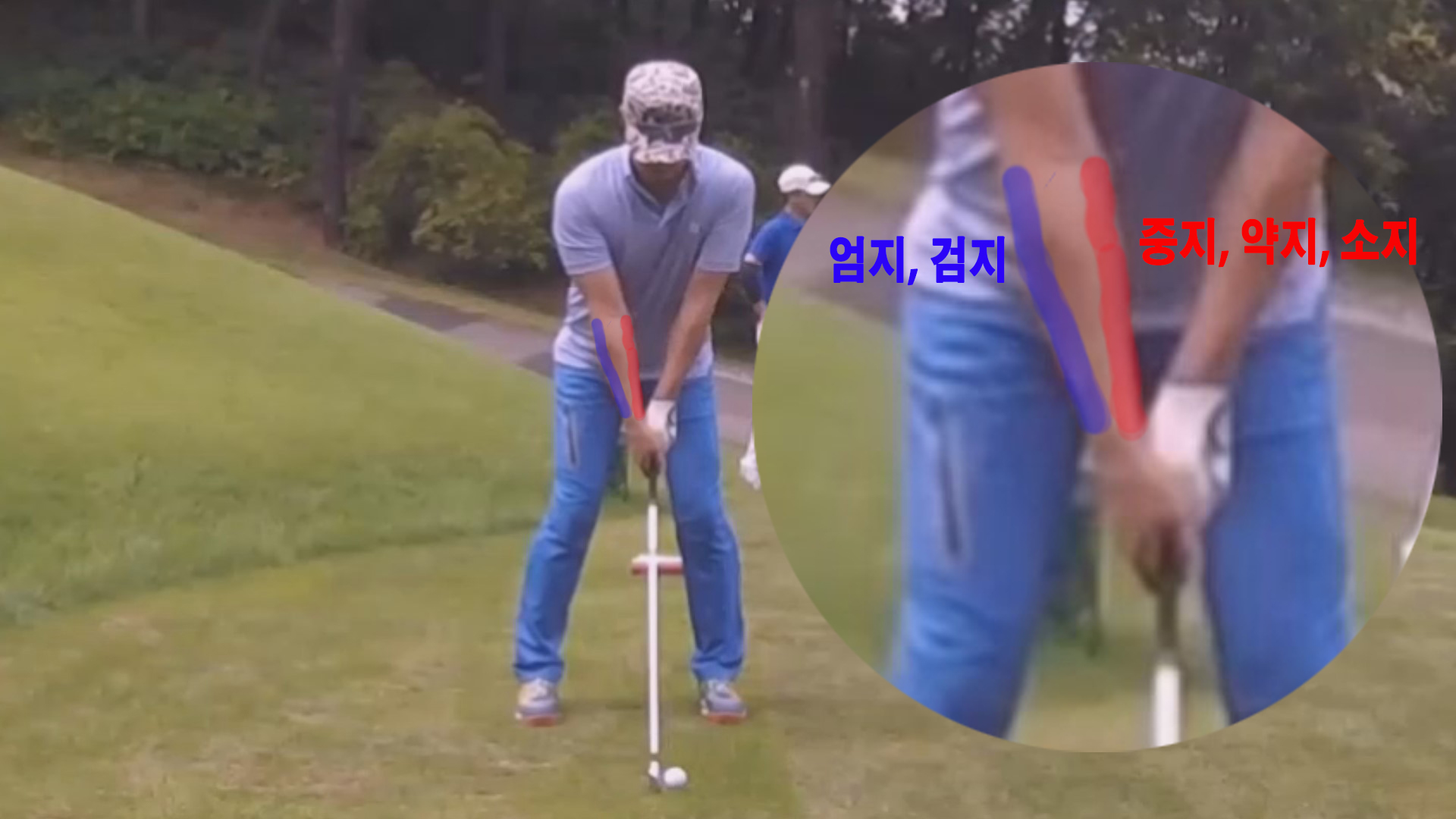  각각의 골프 클럽별 줘야 하는 그립의 악력