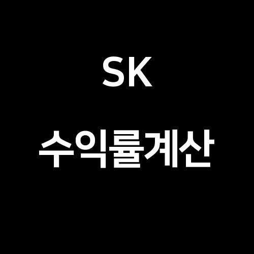 SK 주식매일한주씩 매수했을때 1