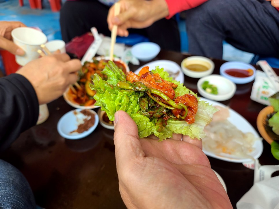 한진포구 선상횟집 당진여행 코스 4