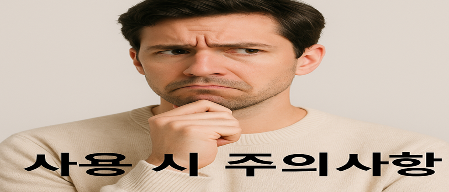 사용 시 주의사항