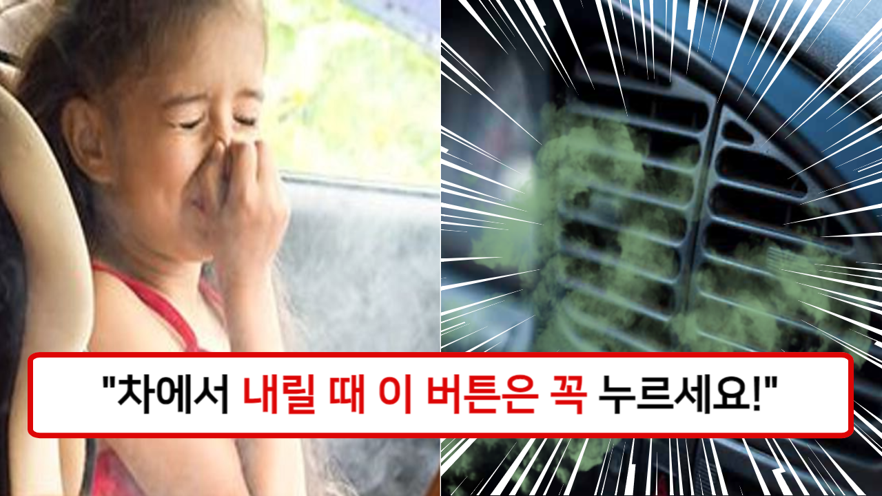 “3초만에 자동차에서 나는 냄새 완벽 제거” 호흡기 건강에 악영향을 미칠 수 있는 에어컨 냄새 없애는 비법 공개!