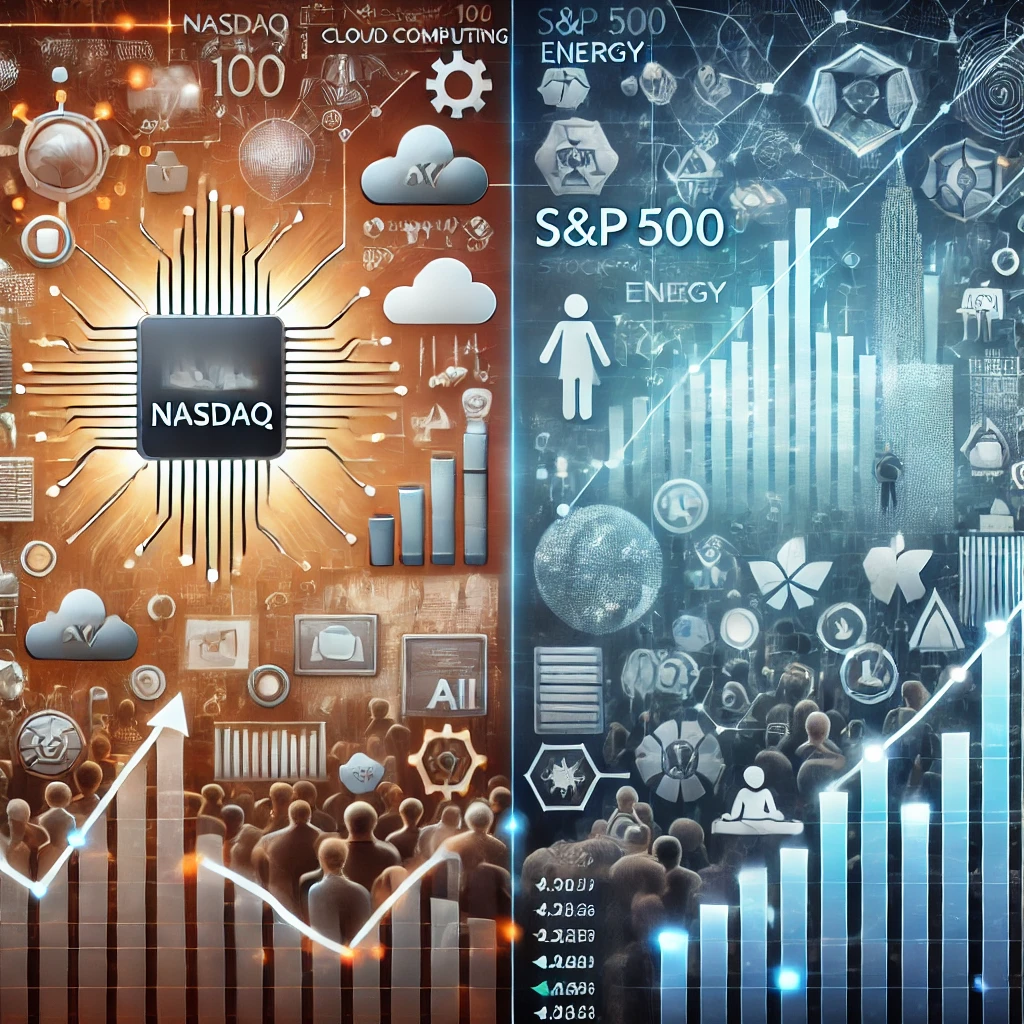 나스닥과 S&P500 이미지