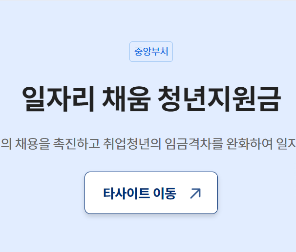 2024년 일자리 채움 청년지원금 지원대상 및 신청방법 신청기간
