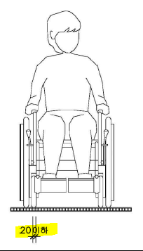 장애인 바닥재 틈 간격 기준