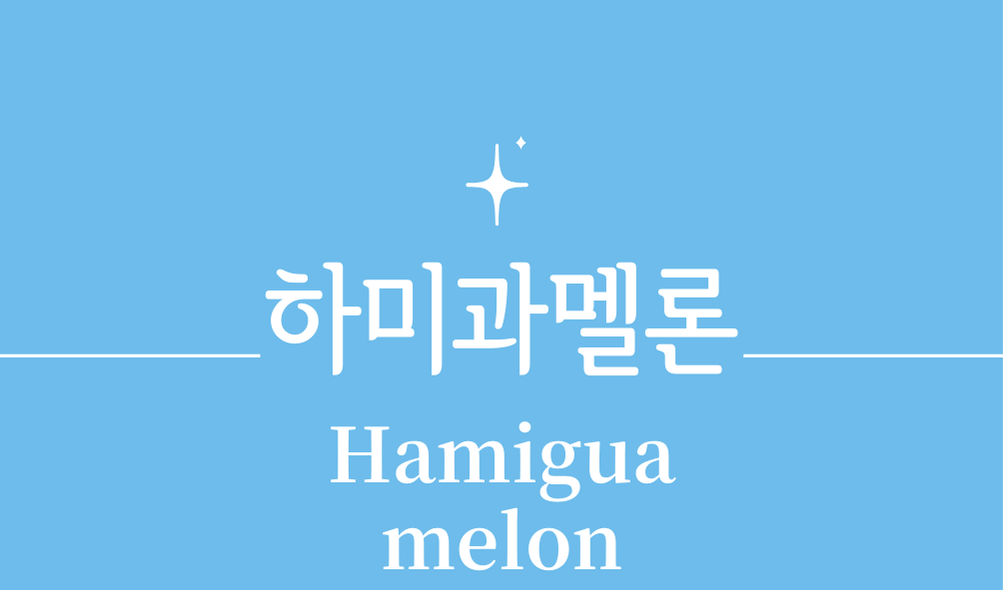 '하미과멜론(Hamigua melon)'