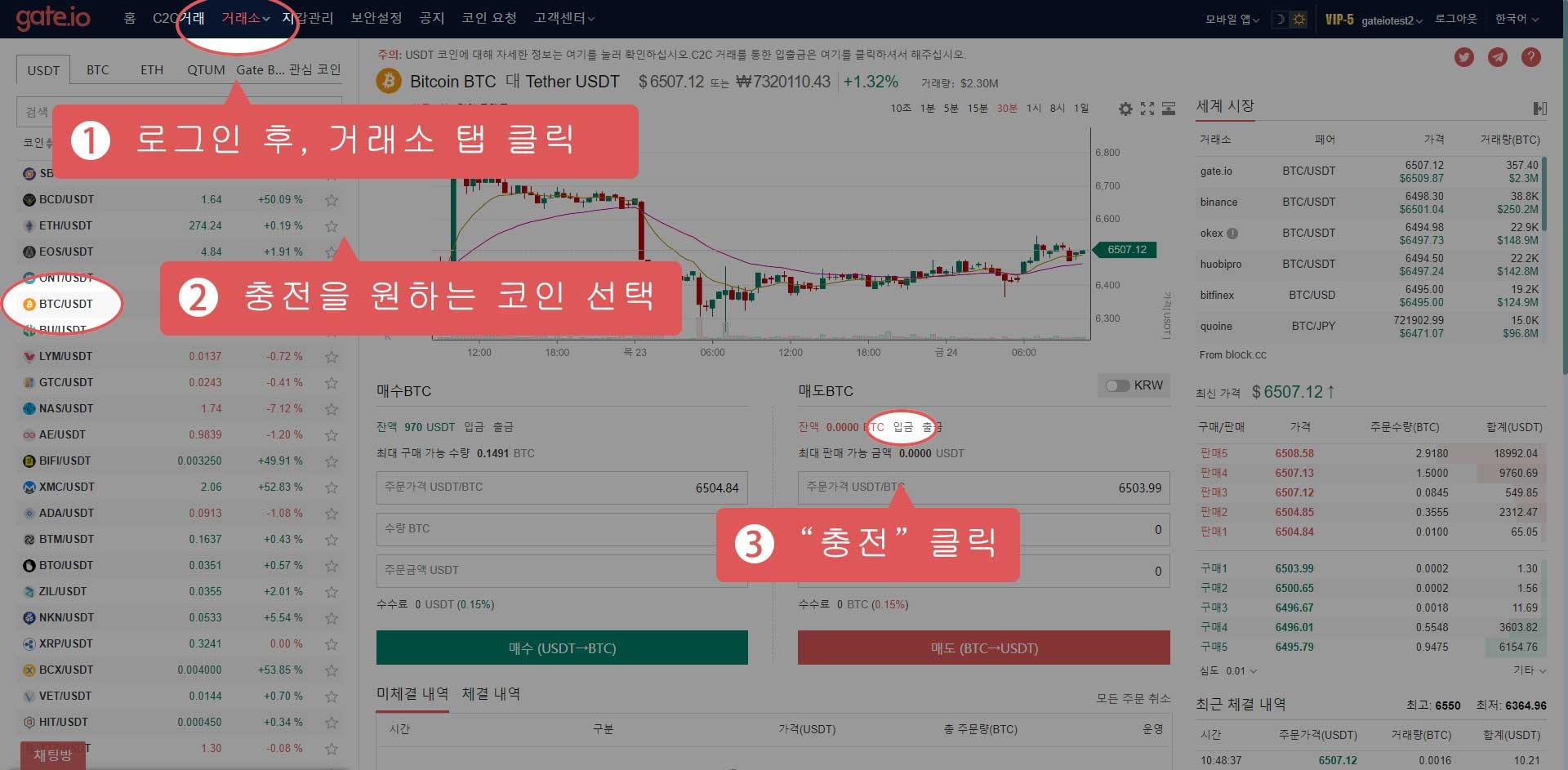 Gate.io 계정 로그인