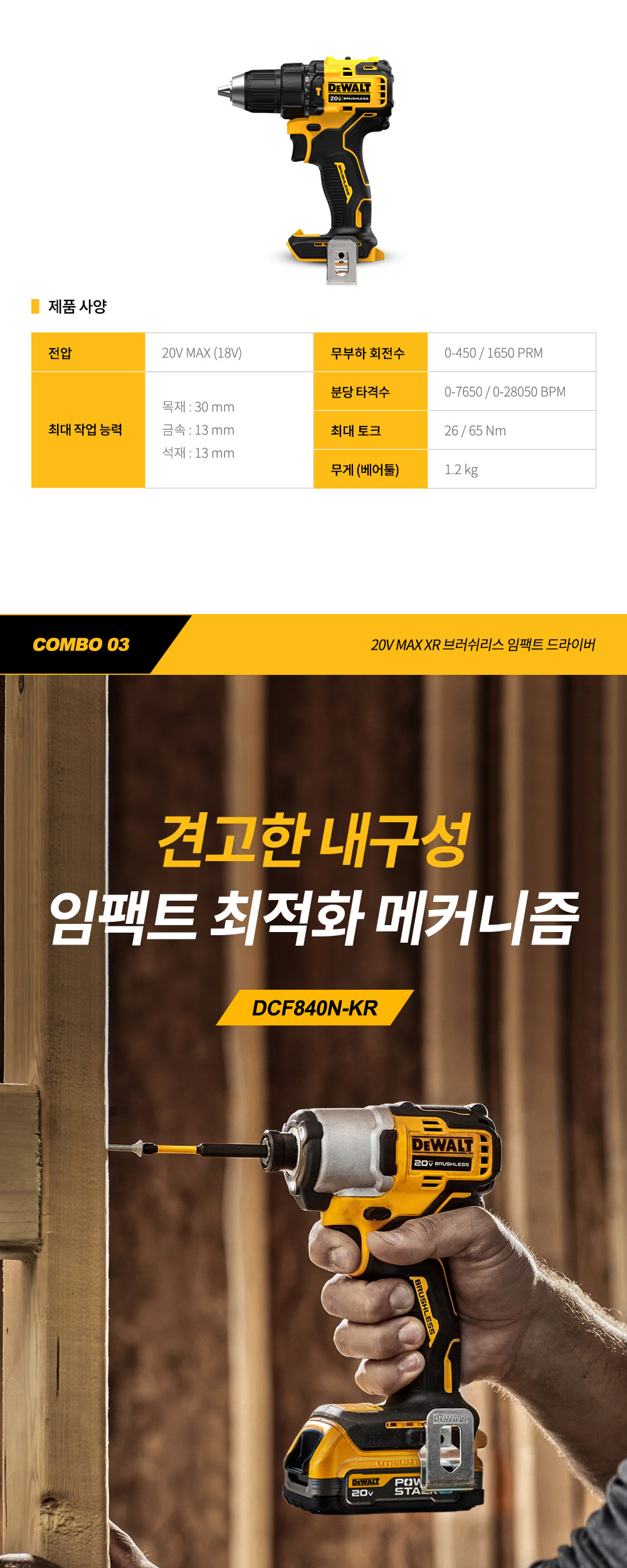 디월트 DCK2214E2 20V 콤보 세트 임팩 드라이버 해머 드릴 DCF840 DCD709 - undefined - 디월트 20V 임팩 드라이버 + 해머 드릴 세트 - ■ 상세설명 디월트 DCK2214E2 20V 콤보 세트 임팩 드라이버 해머 드릴 DCF840 DCD709 - undefined - 디월트 20V 임팩 드라이버 + 해머 드릴 세트 - ■ 상세설명