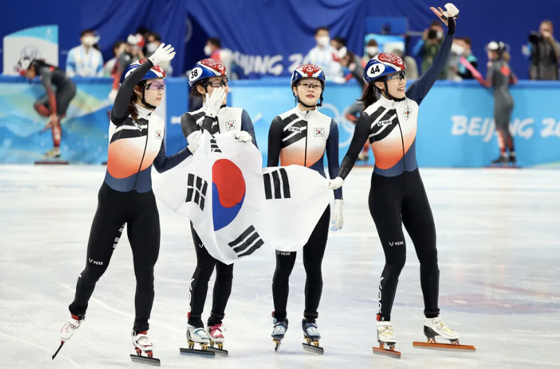 하얼빈 동계 아시안게임에 출전하는 대한민국 대표팀 모습