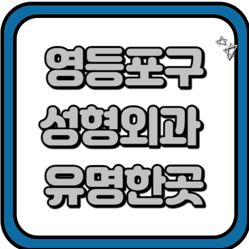 서울 영등포구 성형외과 후기 좋은 곳 추천 BEST 3