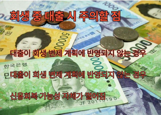 회생 중 대출 시 주의할 점