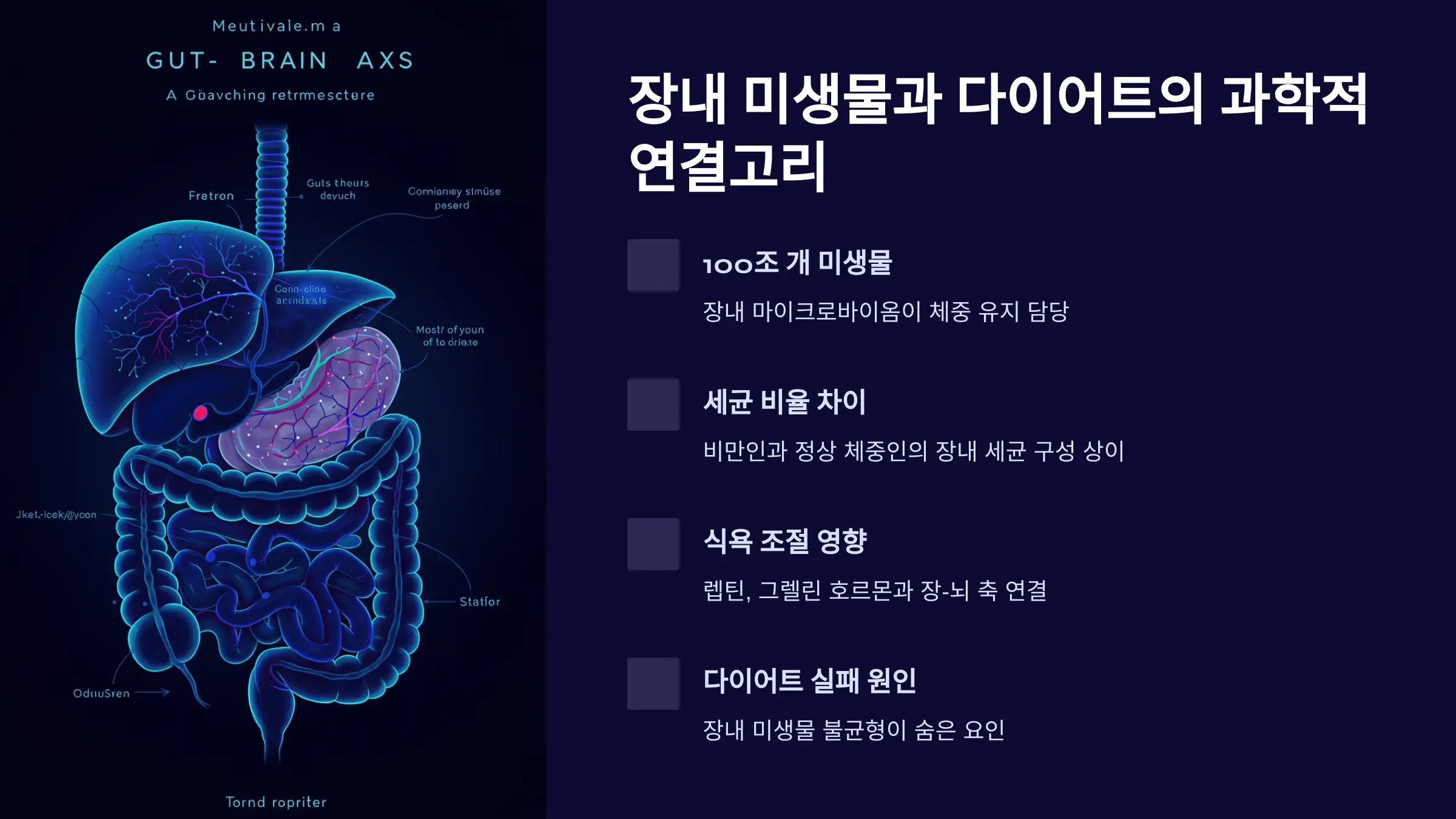 장내 미생물과 다이어트의 과학적 연결고리