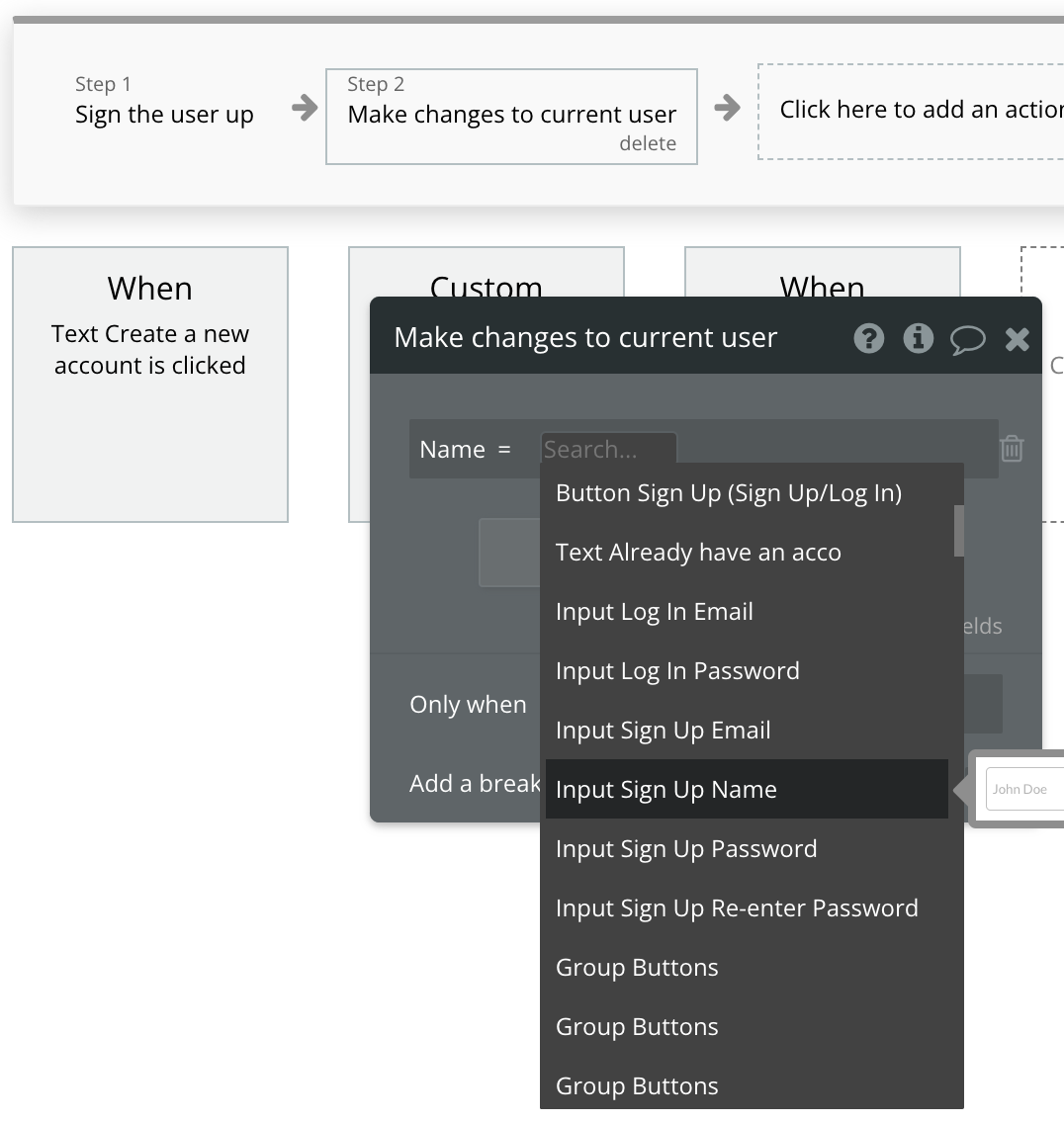 workflow - input 에서 값 받아오기