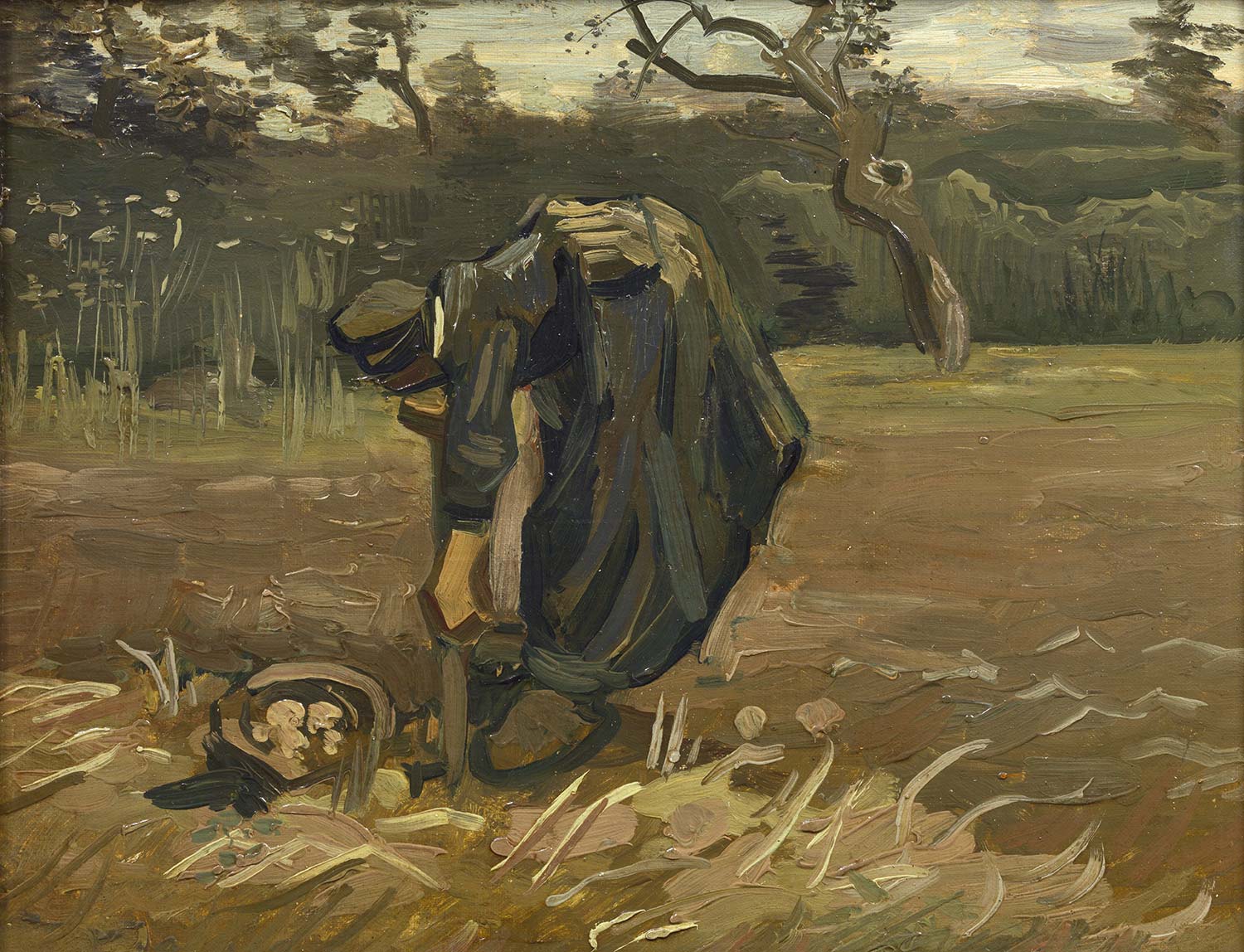 감자를 캐는 농부 여인(Peasant Woman Digging Up Potatoes)