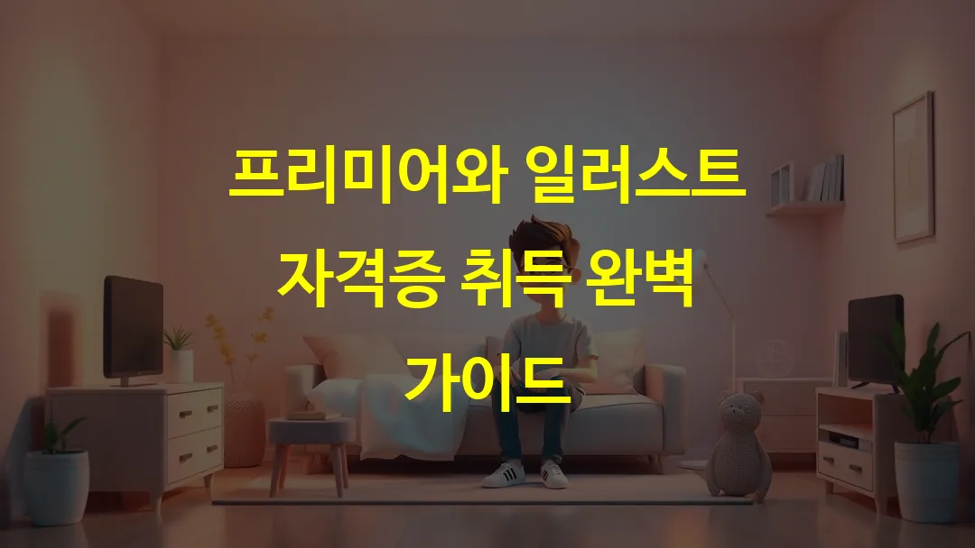 프리미어와 일러스트 자격증 취득 완벽 가이드