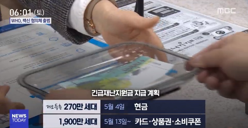  긴급재난지원금 지급일