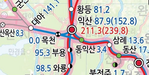 익산역에서 홍성 홍성역에서 익산행 정차 기차 노선 시간표