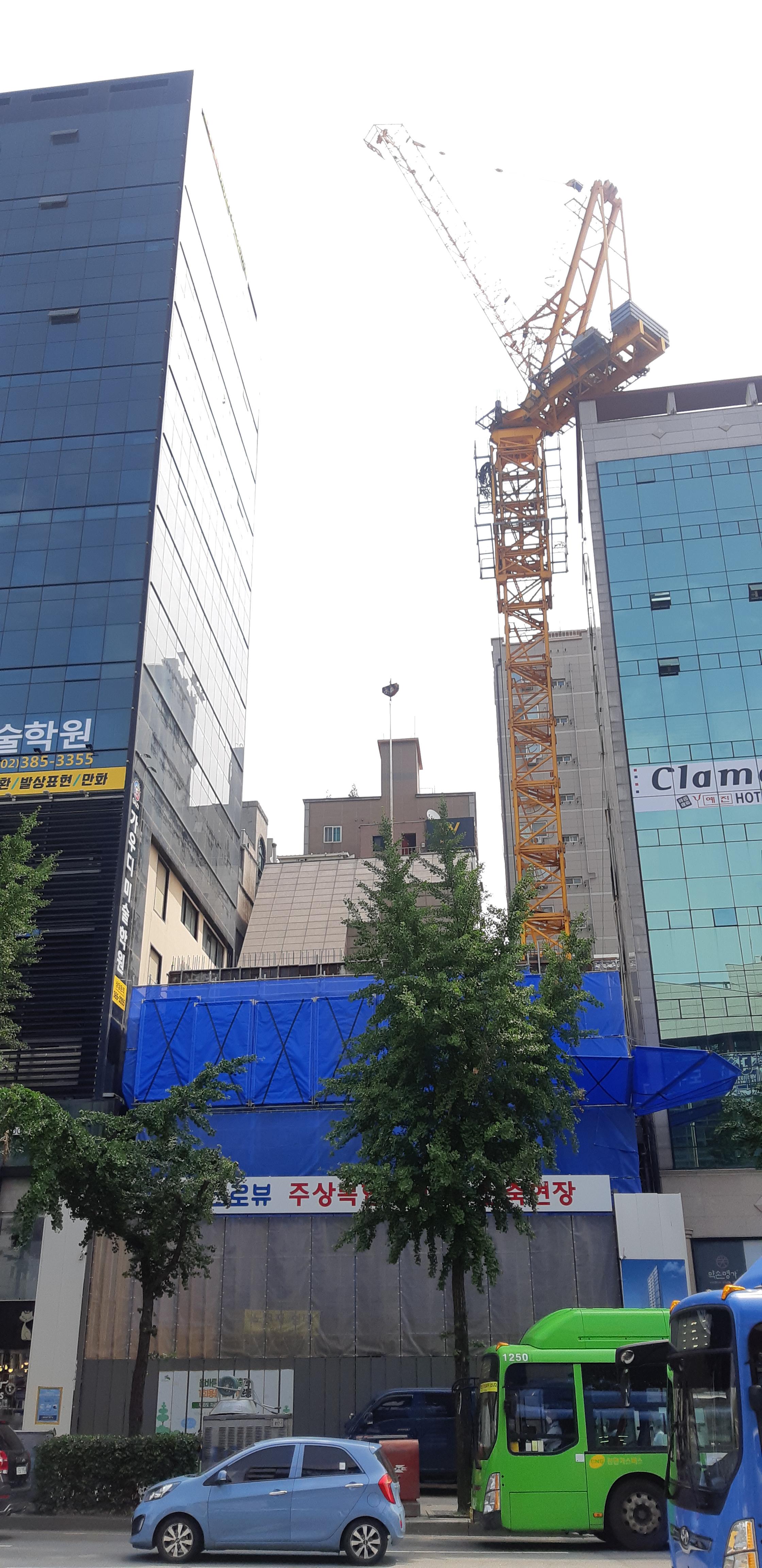  은평구 연신내역 건물 공사 현장 사진 059 효민아크로뷰 주상복합 아파트 신축현장 (korean construction)