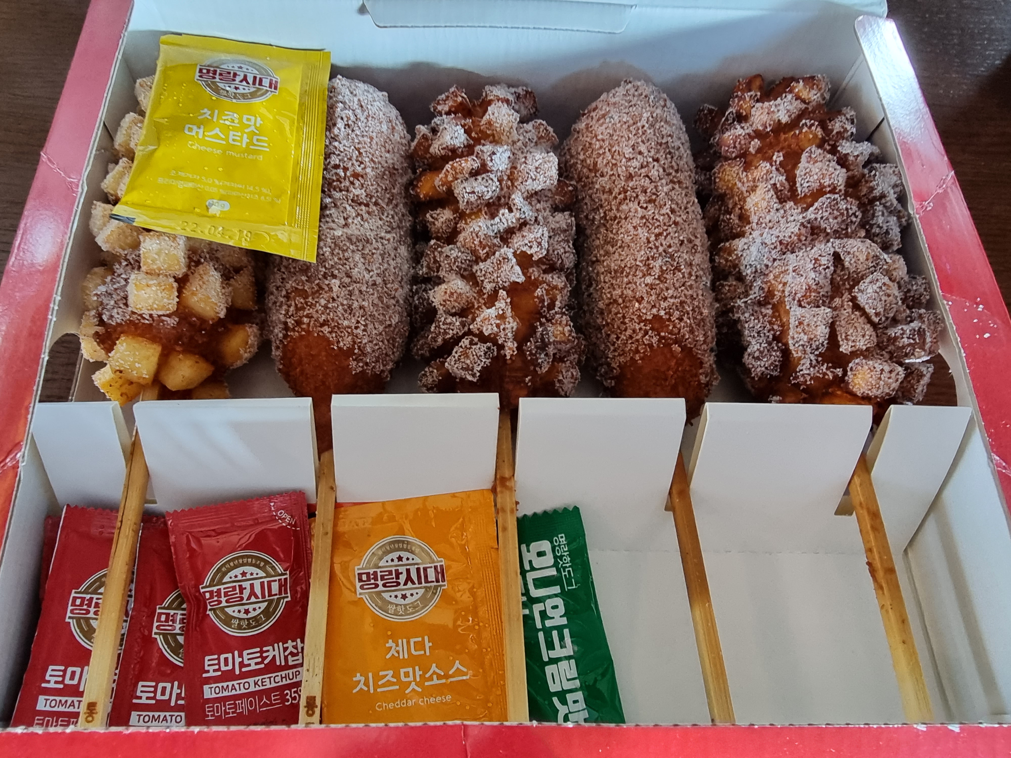 명량시대쌀핫도그 이미지