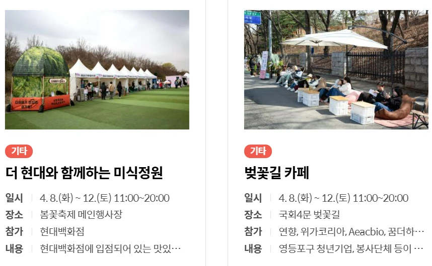 2025 여의도 벚꽃축제 일정&amp;#44; 교통통제&amp;#44; 프로그램&amp;#44; 개화시기 총정리
