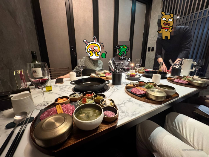 고청담 6인 룸 