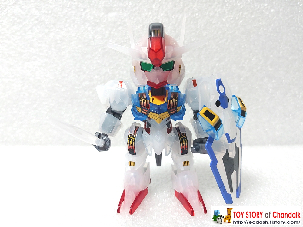 [반다이] BANDAI - SD GUNDAM EX-STANDARD XVX-016 GUNDAM AERIAL ガンダム・エアリアル [CLEAR COLOR] / 에스디 건담 에어리얼 / 클리어컬러 (건프라 라운드 박스 : 건담 한정판)