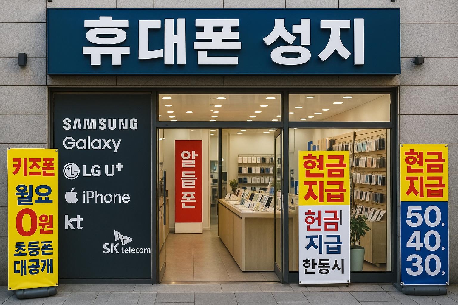 분당성지휴대폰성지 핸드폰성지알뜰폰키즈폰
