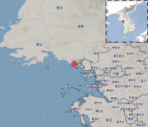  한밤 중에 자다가 울린 재난 문자 강화 서쪽 지진!