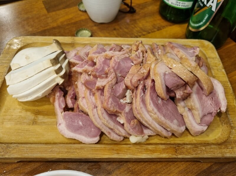 청기와 오리농원 오리훈제