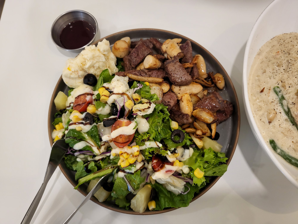  대구 성서 계명대 동문 맛집, 싸고 양 많고 게다가 맛있는 양식집! ‘오웬 O WHEN’ 꼭 가보세요! (부채살 플레이트, 특히 게내장 리조또 강추!)