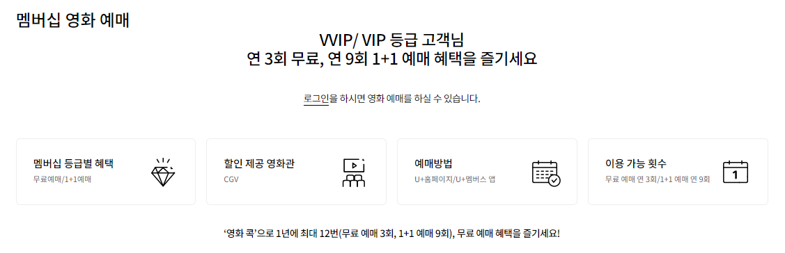 메가박스 할인 예매