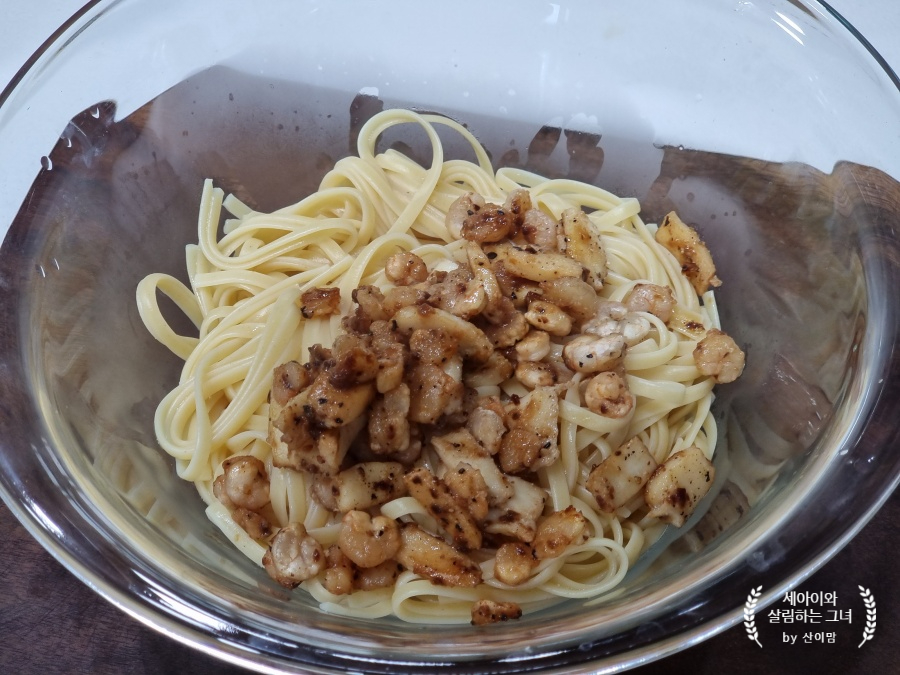 바질 파스타 만들기 바질페스토 파스타 만들기 링귀니 파스타 30