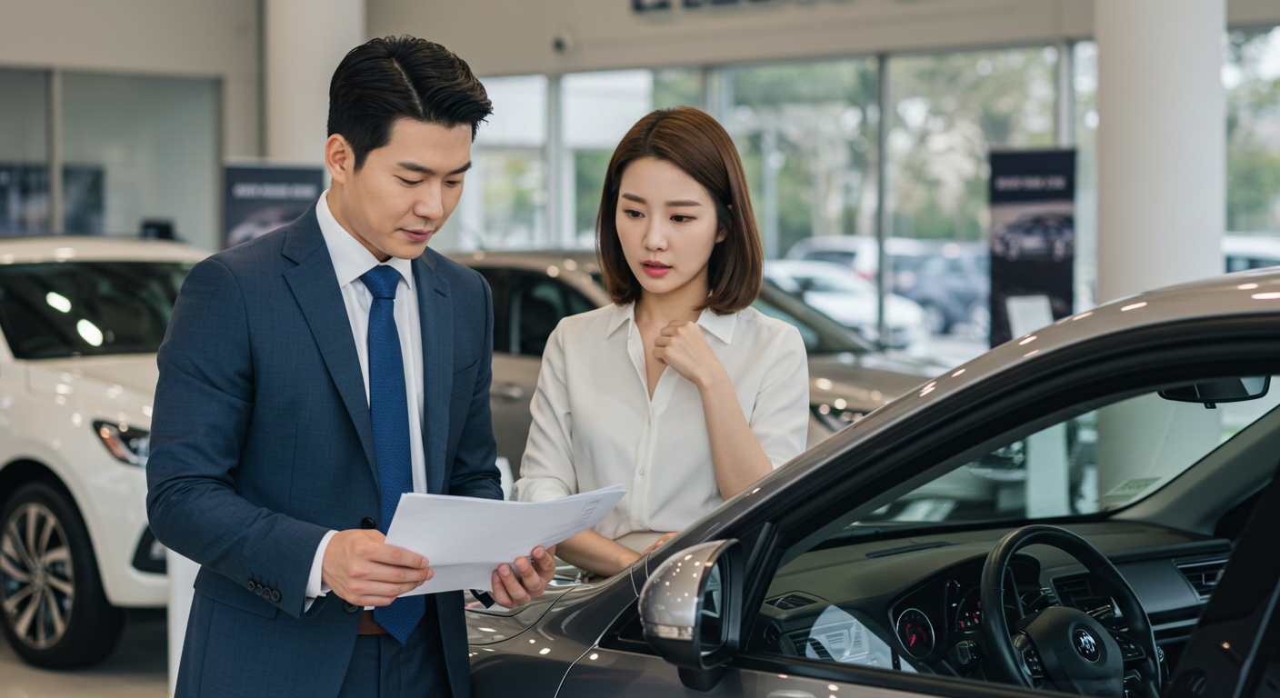 중고차 연식과 감가 기준