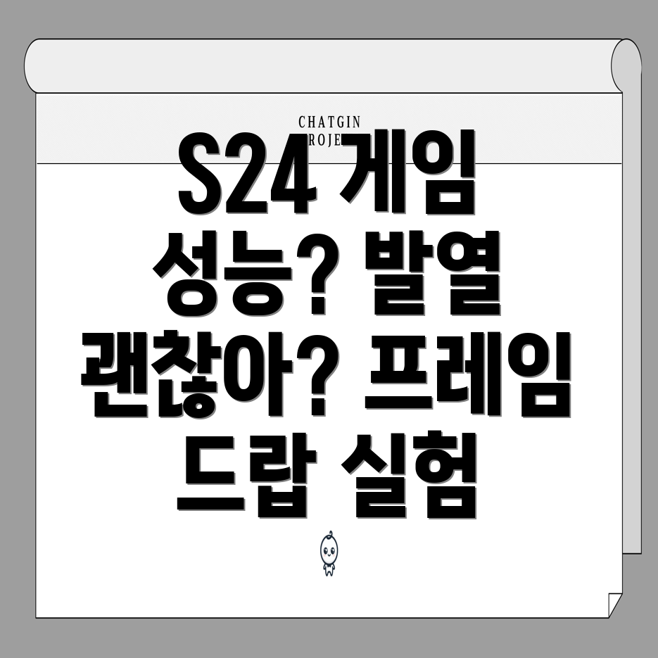 갤럭시 S24 게임 성능