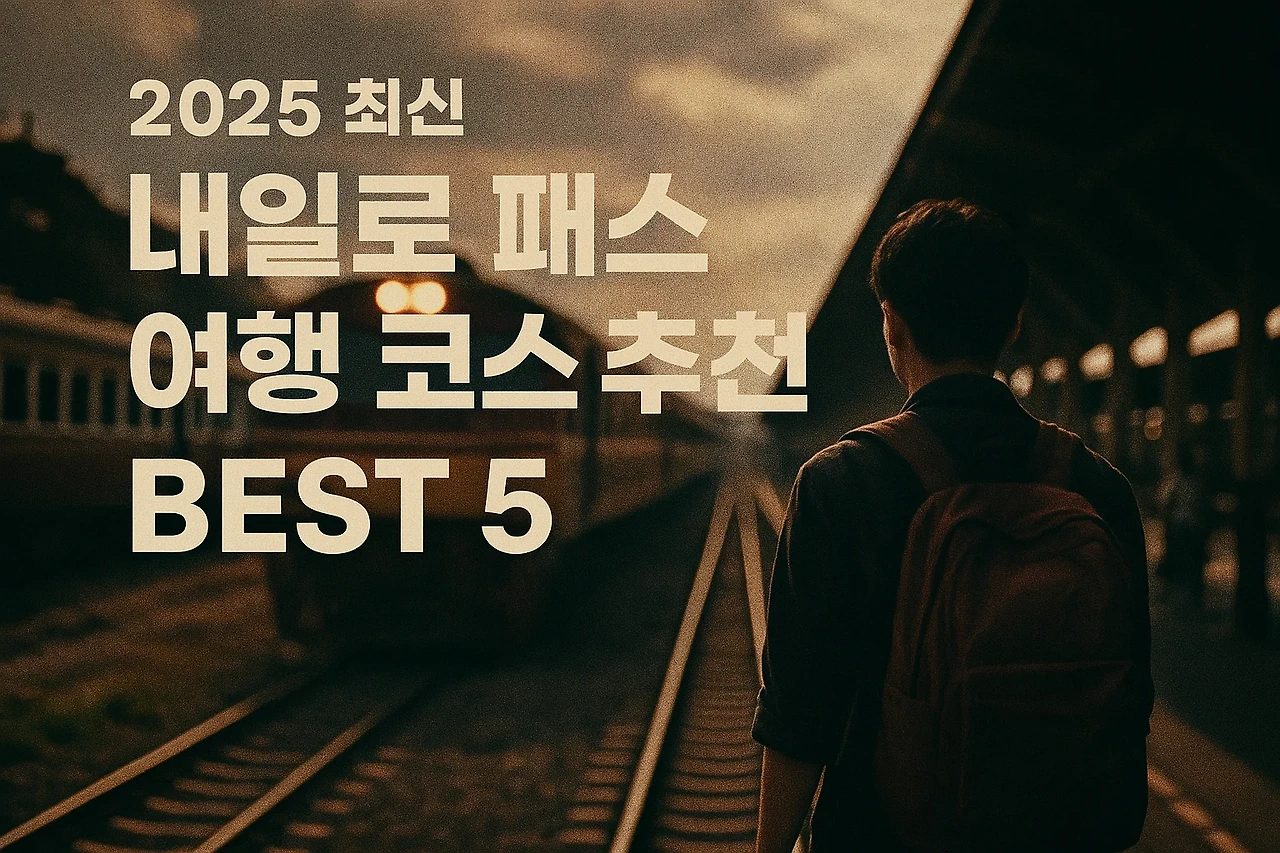 [2025 최신] 내일로 패스 여행 코스 추천 BEST 5