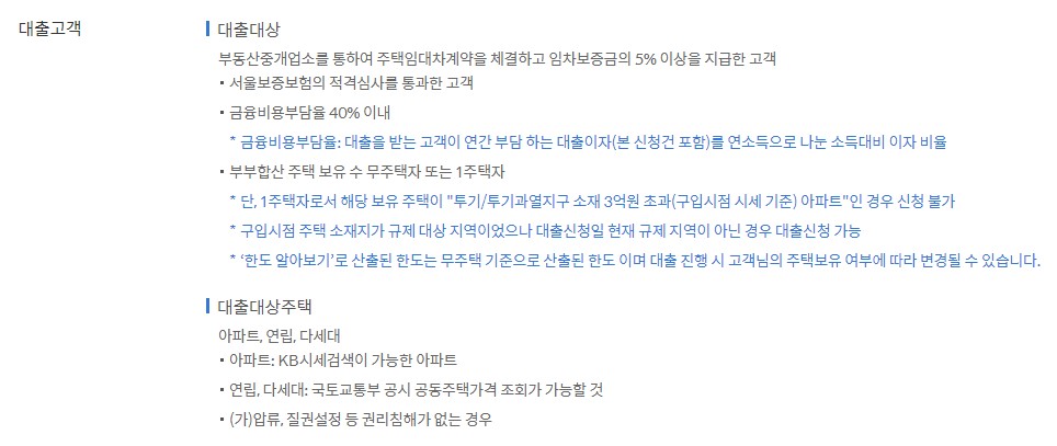 신한은행 전세자금대출 금리 한도 서류