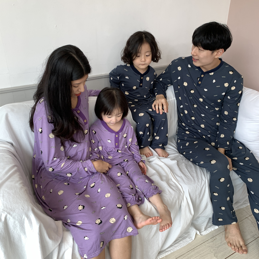 기모 원피스 잠옷 [시즌OFF] 피치기모 겨울 13