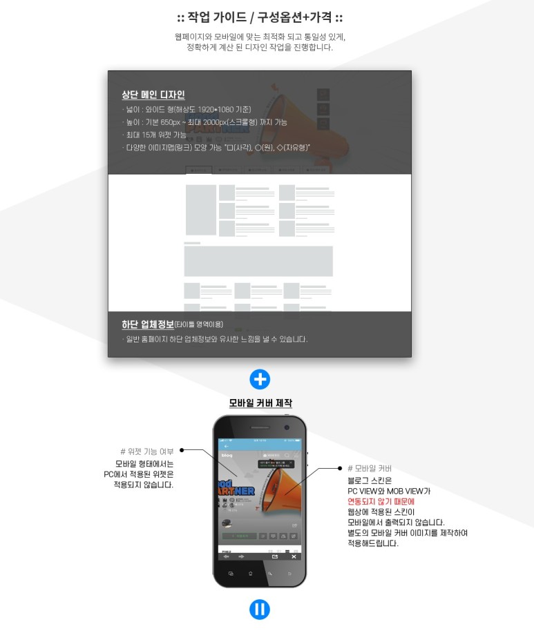  홈페이지형 블로그 제작 블로그스킨  이젠 어렵지 않아요~~