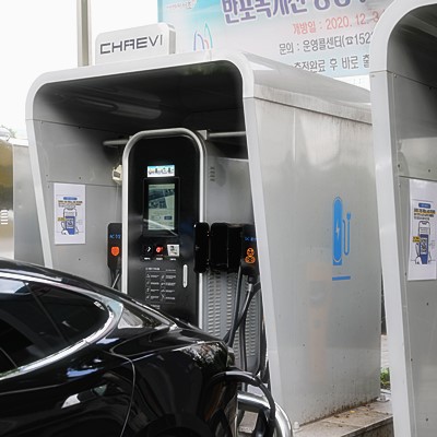 테슬라 충전소대영채비 충전 11