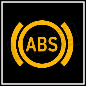 자동차 경고등 감징 방지 브레이크 시스템 ABS