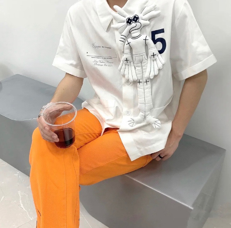  [LOUIS VUITTON] 루이비통 21SS 리미티드 에디션 몬스터 DOLL 반팔 셔츠
