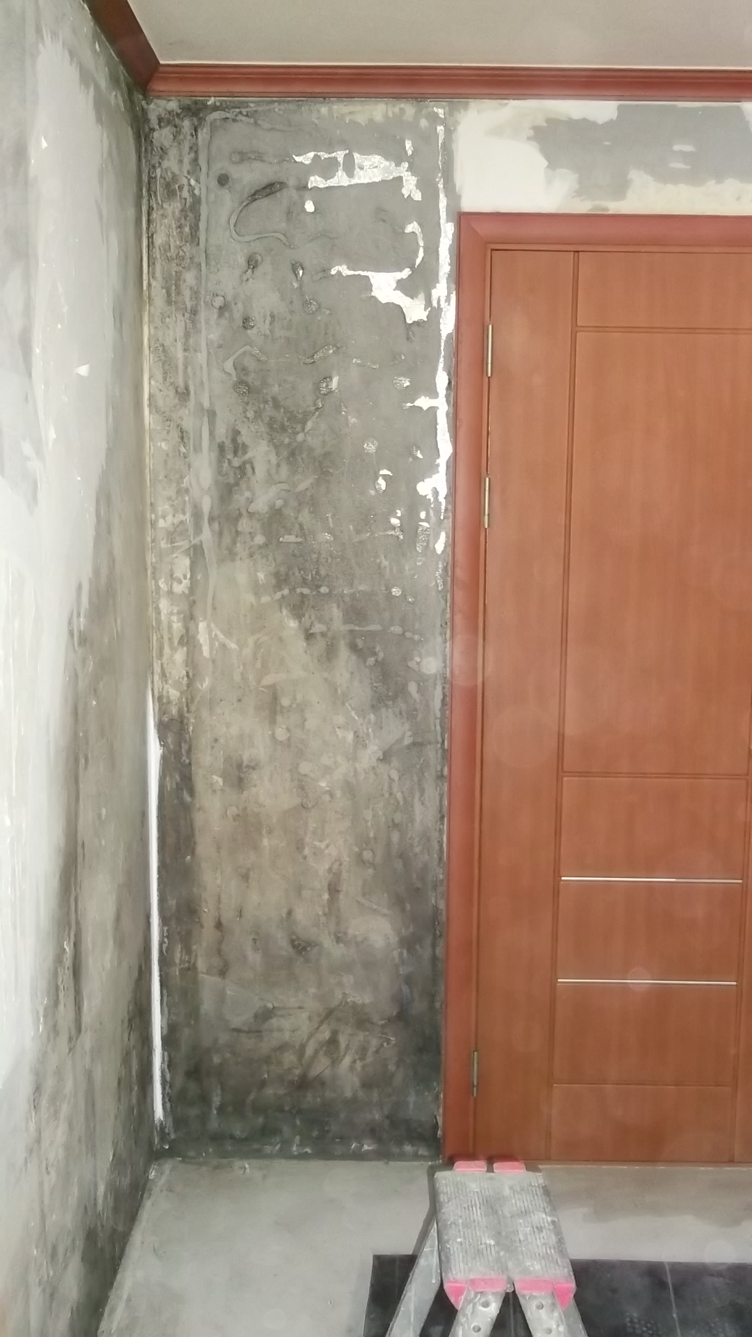  벽지 곰팡이제거? 복도 계단벽면에?